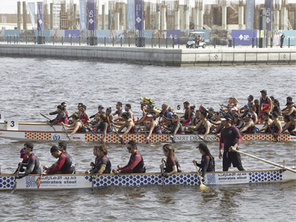 'Fun, Fitness and Camaraderie' as over 10,000 spectators enjoy DP Dragon Boat Festival at Marasi Business Bay